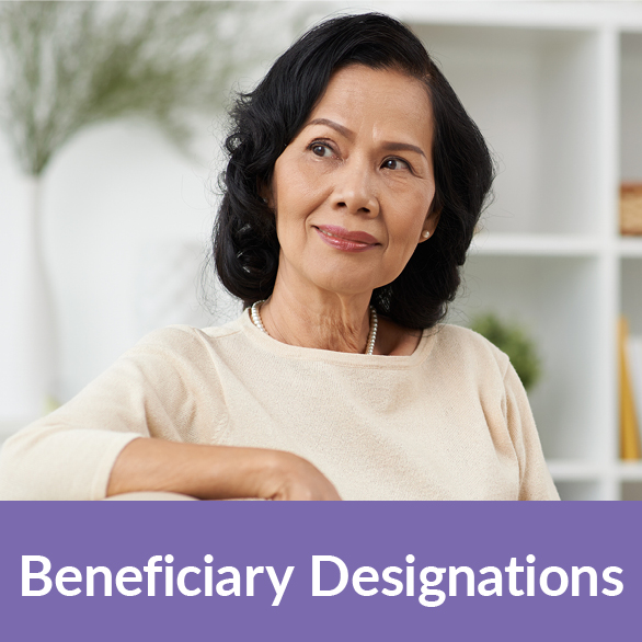 A woman smiling. Gifts by Beneficiary Designation Rollover A woman smiling. Gifts by Beneficiary Designation Rollover